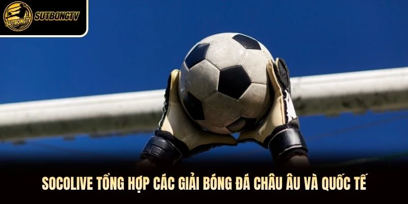 Socolive tổng hợp các giải bóng đá châu Âu và quốc tế Socolive tổng hợp các giải bóng đá châu Âu và quốc tế
